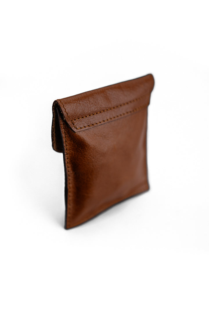 『OJ LEATHER COIN CASE BROWN』 Amazon.com: Jurxy Rustic Leather Moon Pocket Coin Case Genuine