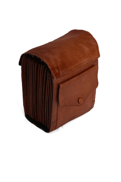 Betina XL Needle Case - Rich Brown