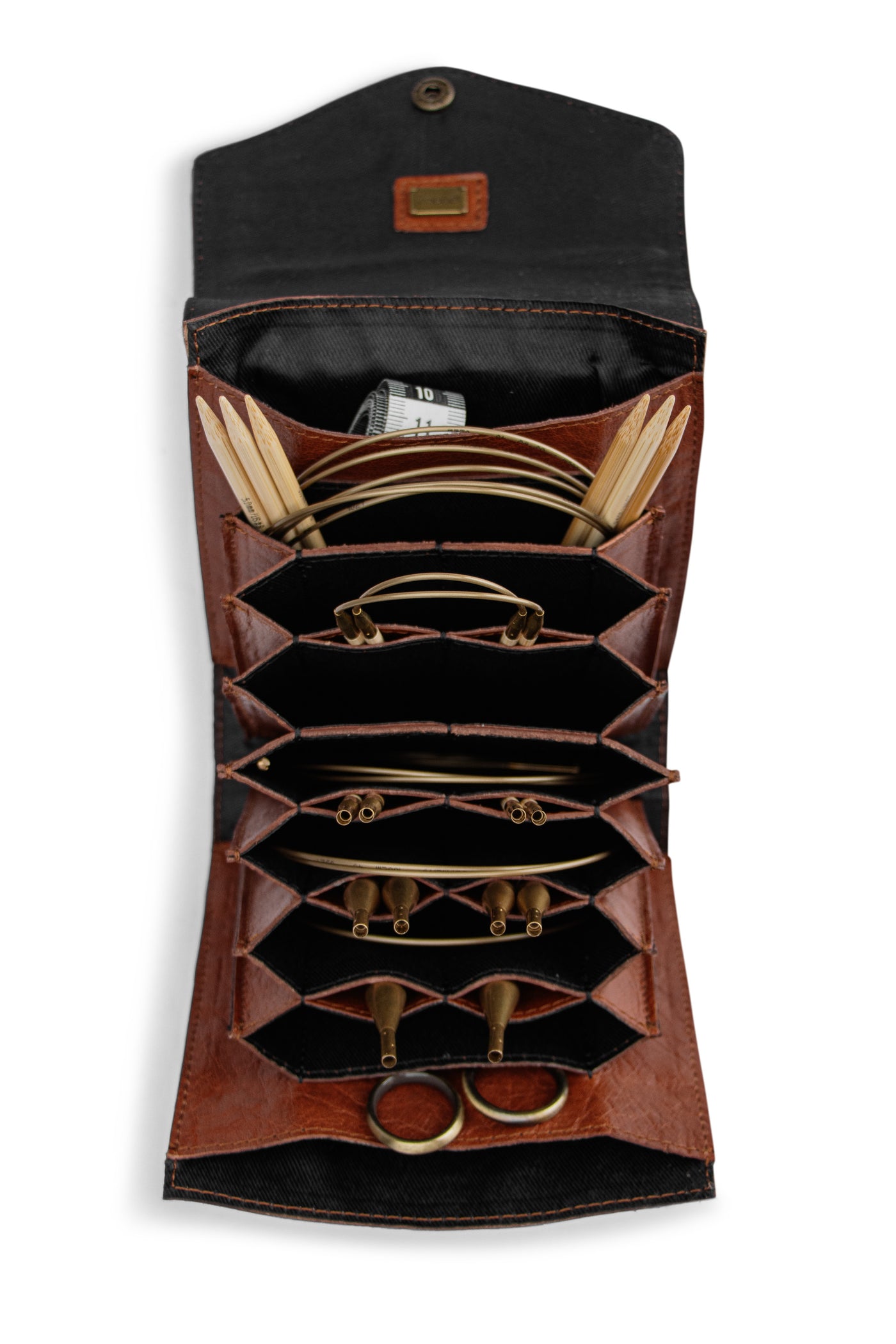 muud Betina Needle Case Needle Storage Rich Brown