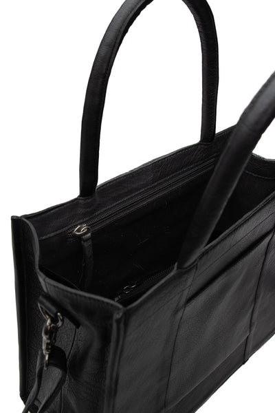 muud Bina Shopper Pre-news Black