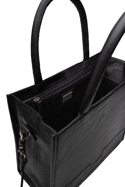 muud Bina Shopper Pre-news Black