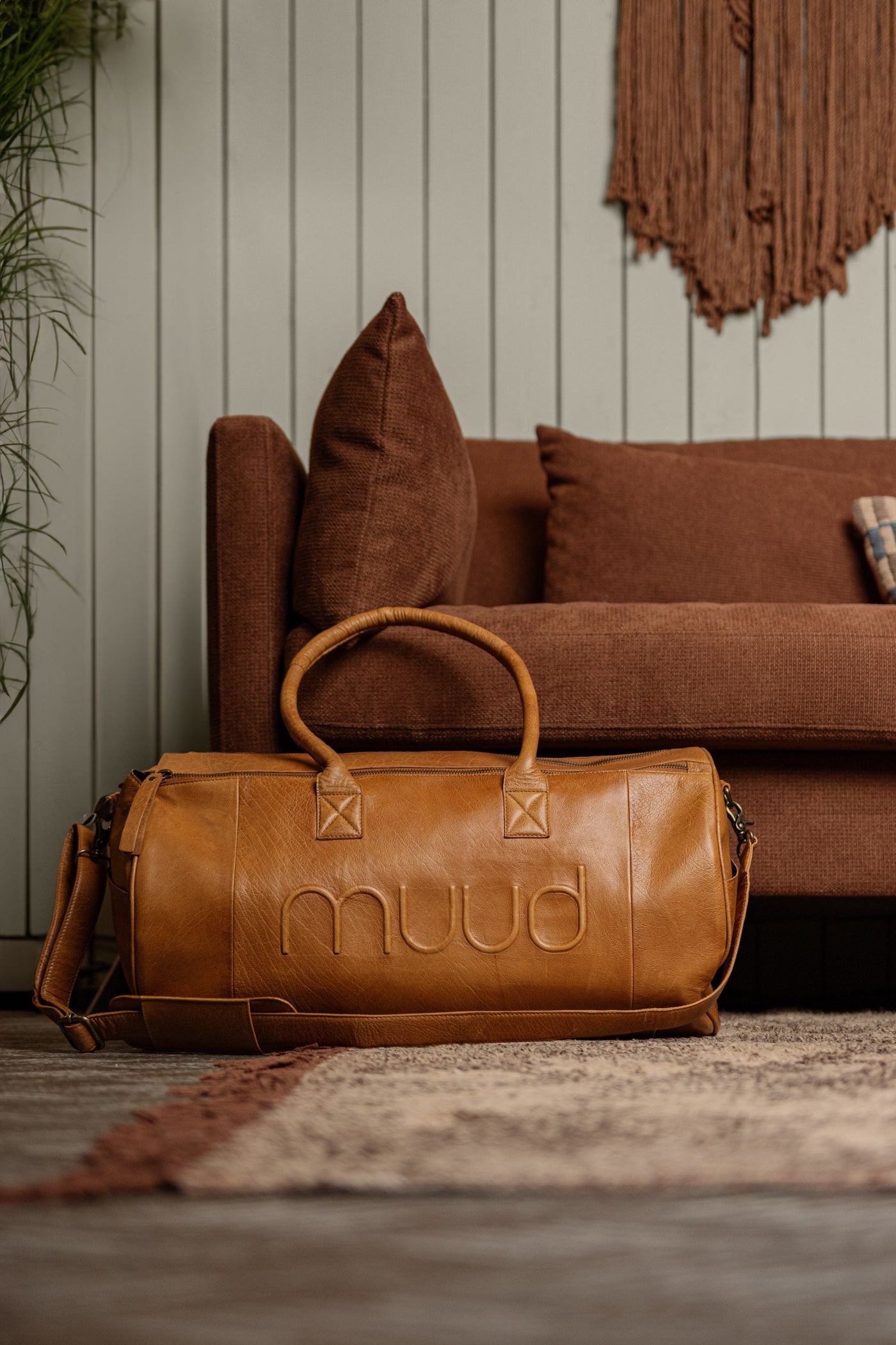 muud Drew Weekend Bag Travel Bag Whisky