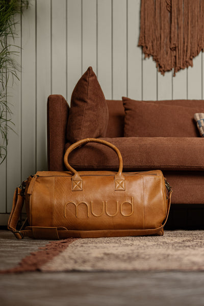 muud Drew Weekend Bag Travel Bag Whisky