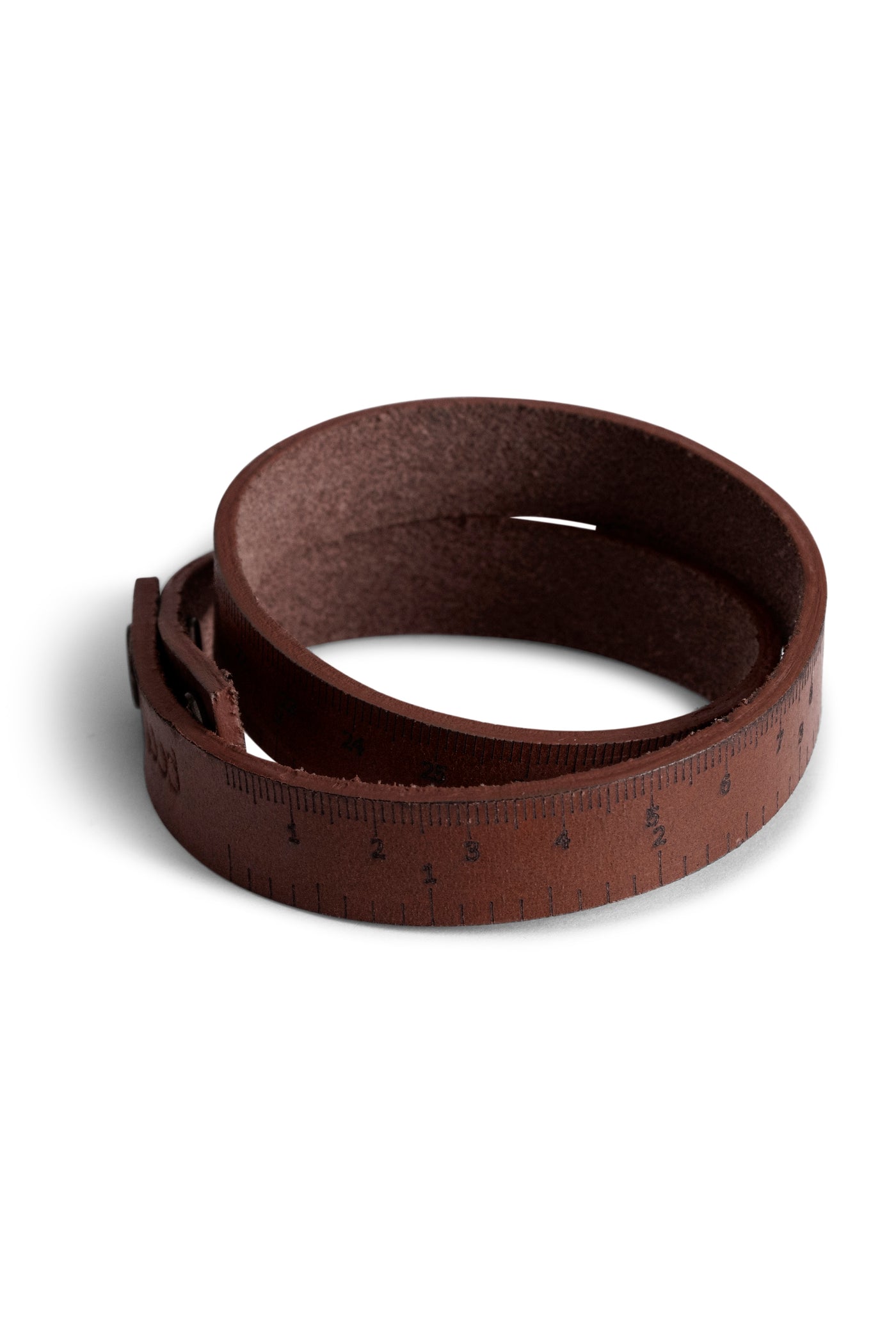 Fibi Ruler Bracelet - Rich Brown