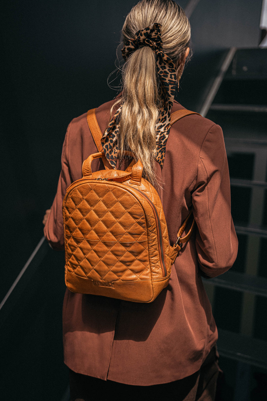 Fritsa Backpack | Quilted Leather for Daily Use | muud