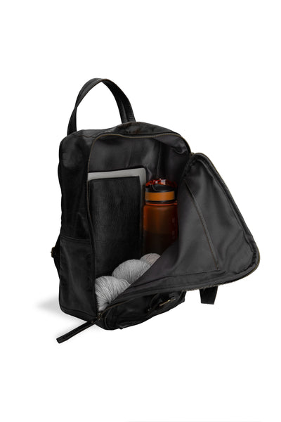 muud Geogina Backpack Pre-news Black
