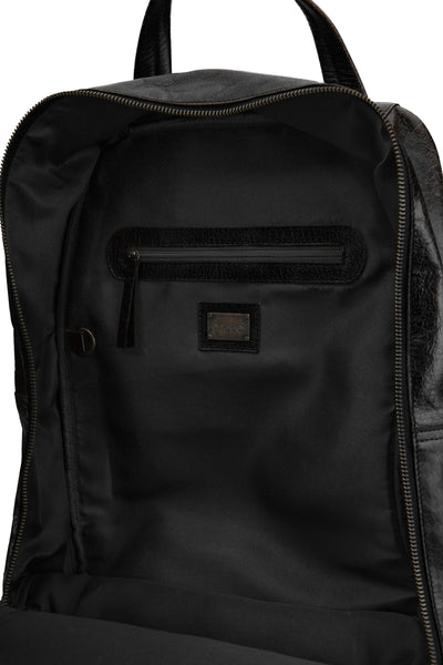 muud Geogina Backpack Pre-news Black