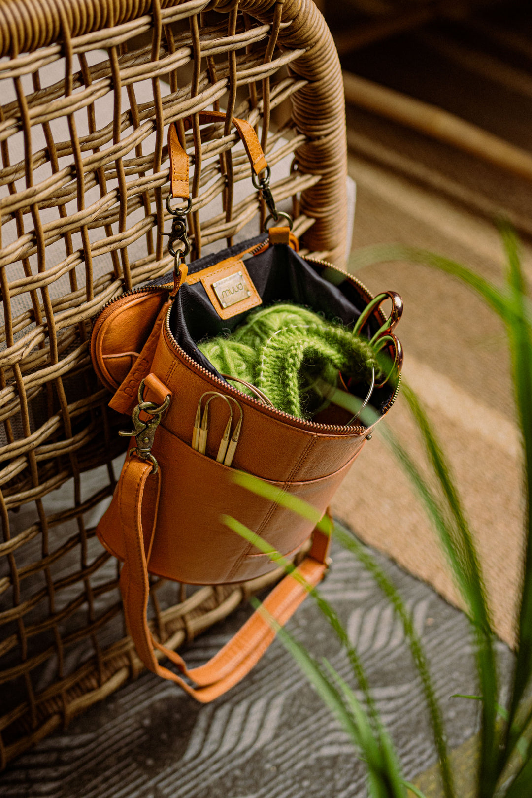 Grace projectbag | Project bag with crescent design | Muud – Muudstore