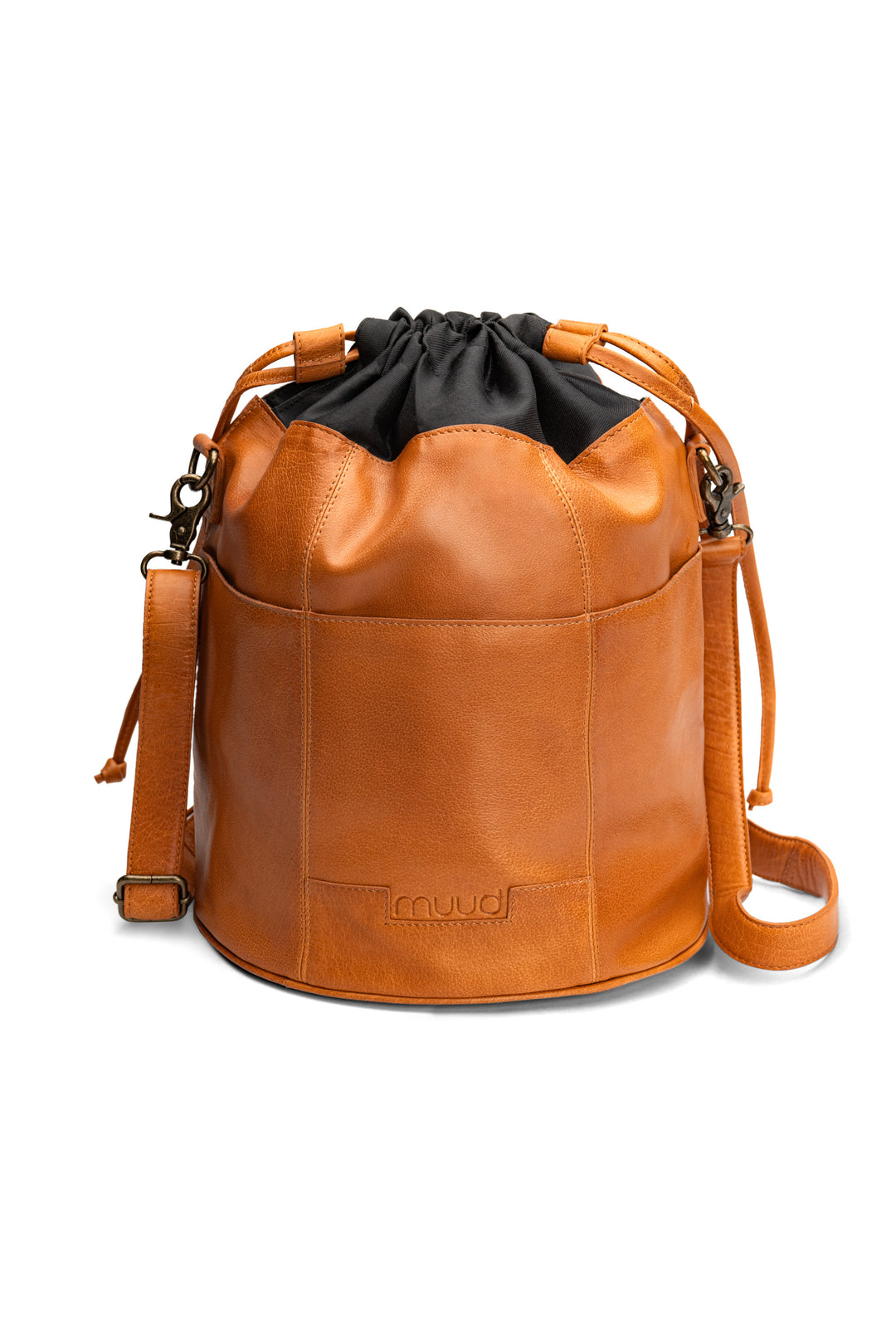 Ingrid | Leather project bag for knitters | Muud – Muudstore