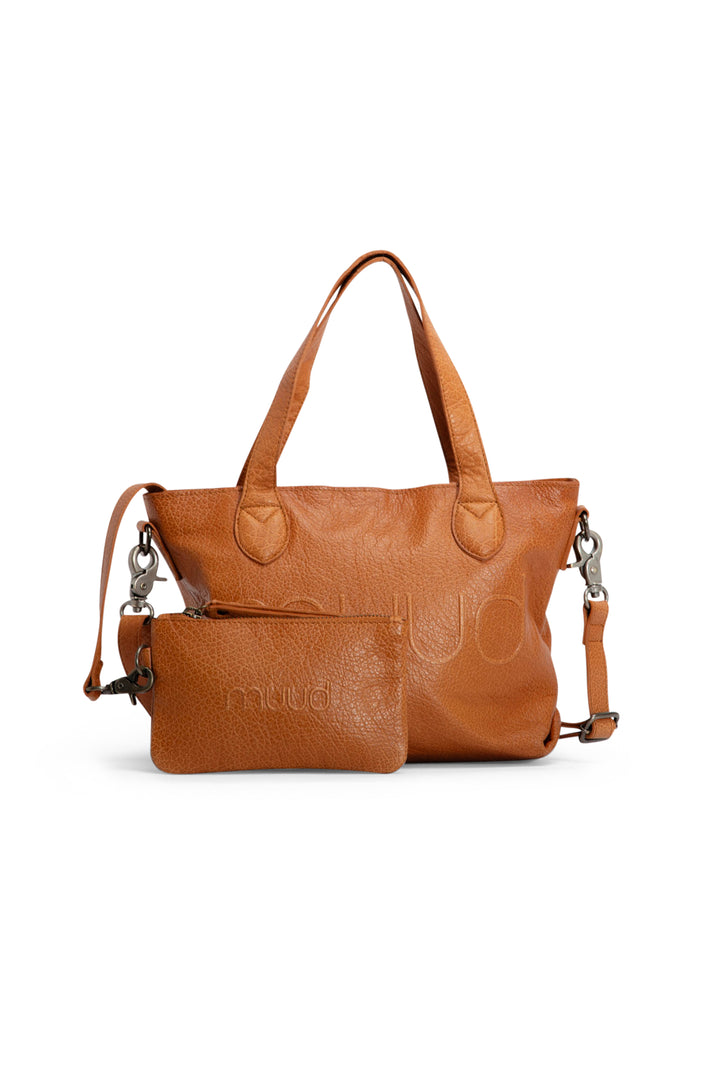 トートバッグ ROY LEAF TOTE BAG (MINI) (BROWN) オンライン限定】イージー キャンバス トートバッグ (ミニ)