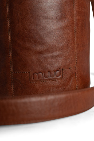 muud Saturn XL Project Bag Knit Rich Brown