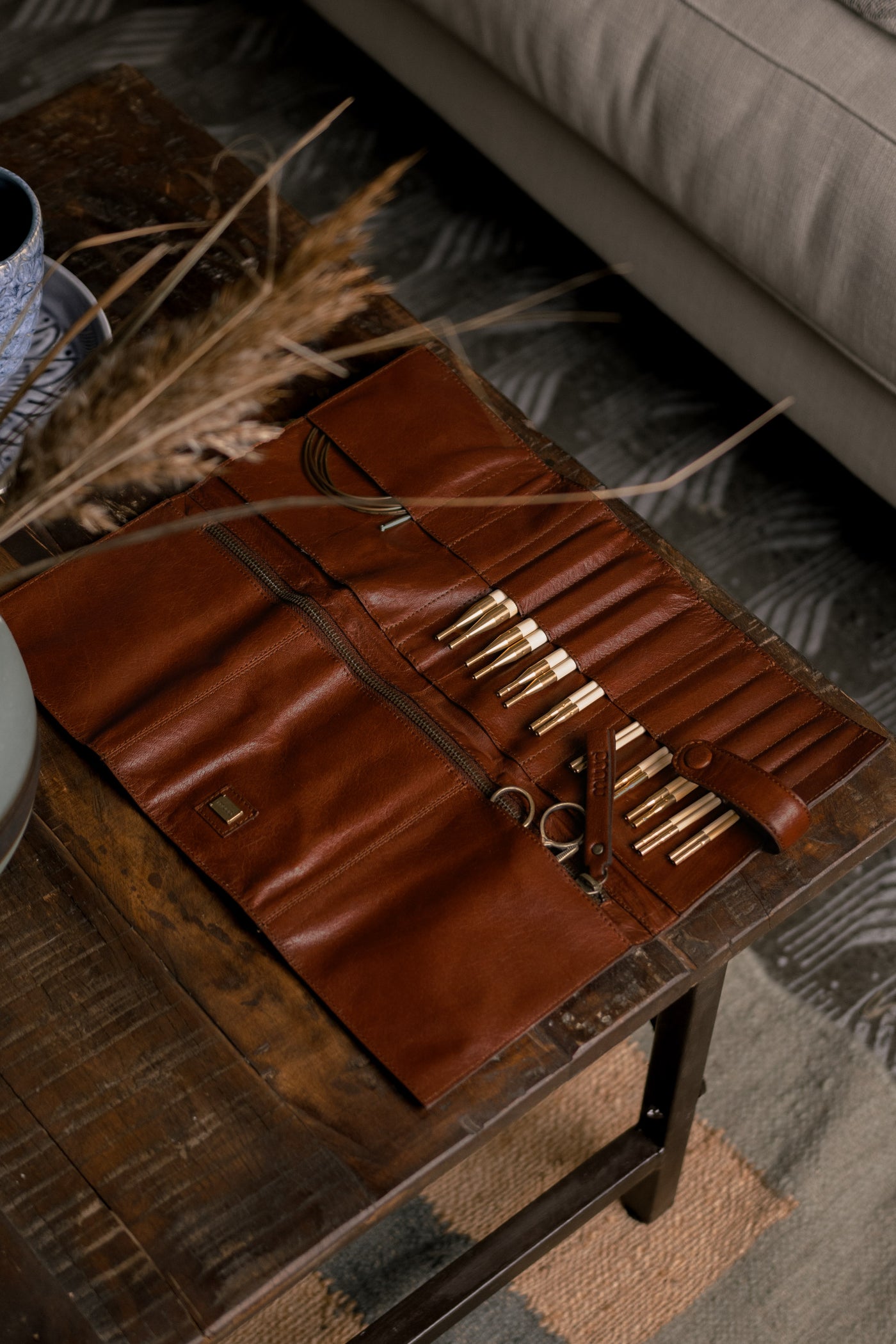 Stockholm Needle Case - Rich Brown