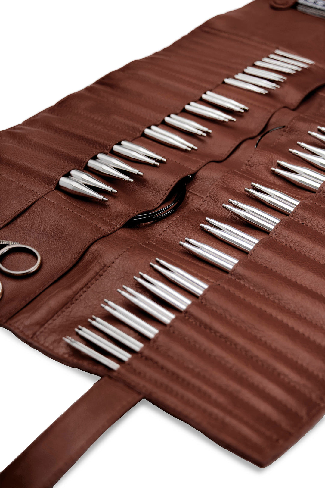 Stockholm XL | Leather knitting needle organiser | Muud – Muudstore