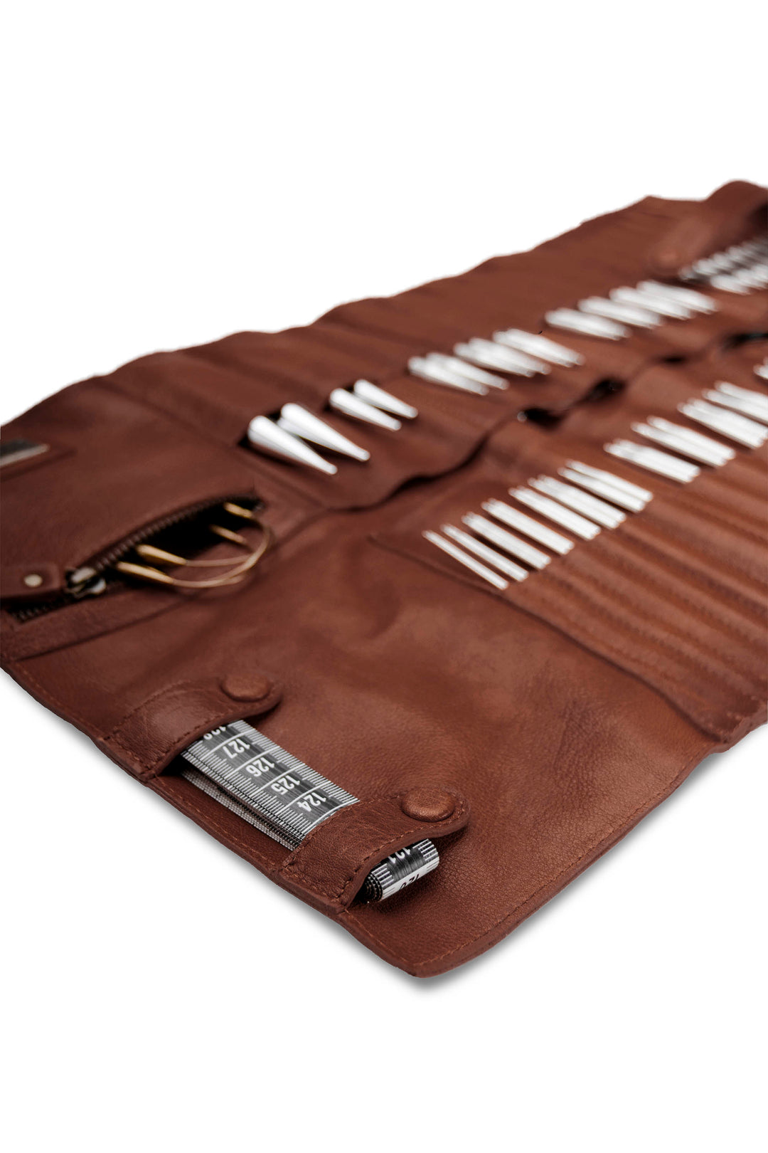 Stockholm XL | Leather knitting needle organiser | Muud – Muudstore