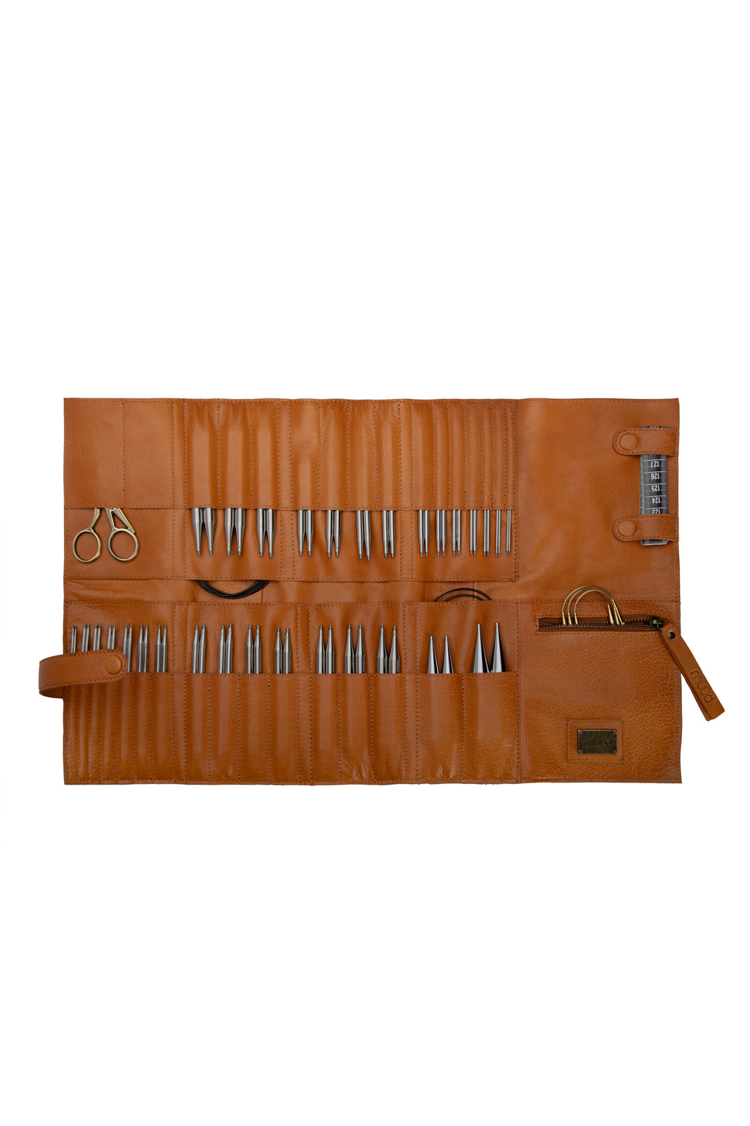 Stockholm XL | Leather knitting needle organiser | Muud – Muudstore