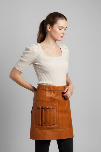 muud Sun short apron Kampagne Whisky