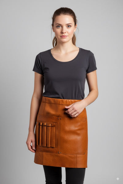 muud Sun short apron Kampagne Whisky