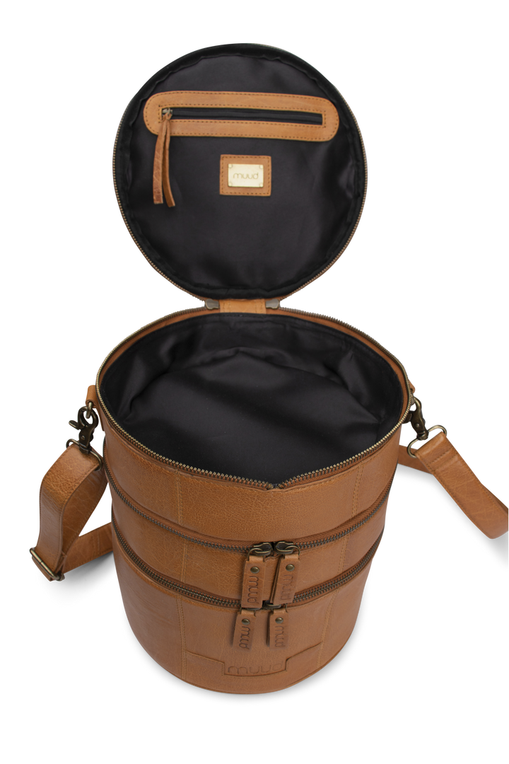 Bturn Knitting Bag | Elegant Leather Bag for Knitting | muud