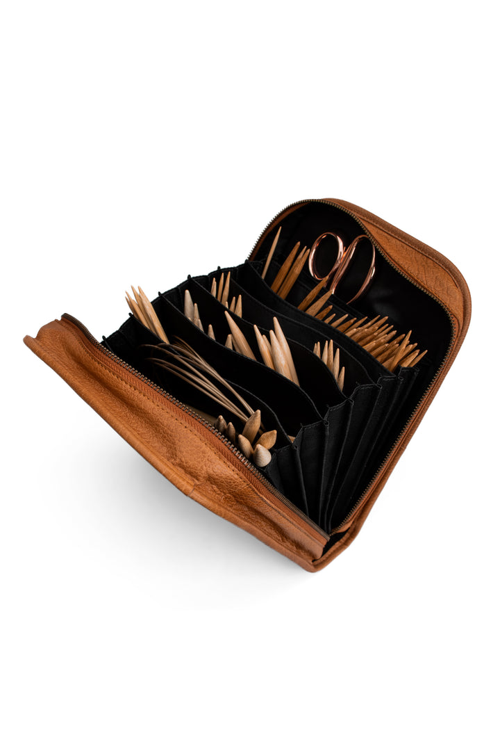 Voss Case | Leather Case for Knitting Needles | muud – Muudstore